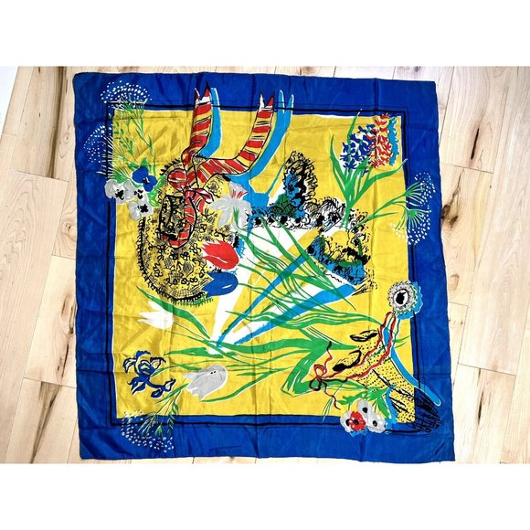 Vintage Accessories - Colorful, Vintage Scarf